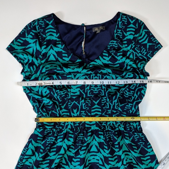 Geometric print summer mini dress - Picture 6 of 6